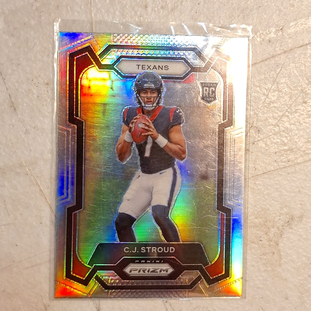 C.J. Stroud 2023 Silver Prizm Rookie card